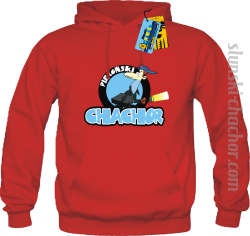 Pieroński chachor bluza męska z nadrukiem - red