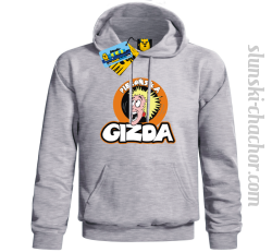 Pierońska gizda bluza damska z nadrukiem - ash