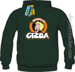 Pierońska gizda bluza damska z nadrukiem - green
