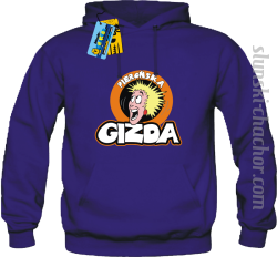 Pierońska gizda bluza damska z nadrukiem - purple