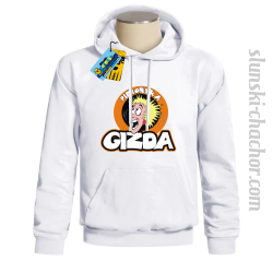 Pierońska gizda bluza damska z nadrukiem - white