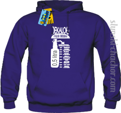 Dekalog picia wódki bluza męska z nadrukiem - purple