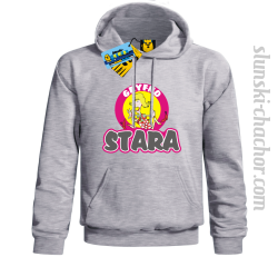 Gryfno stara bluza damska z nadrukiem - ash