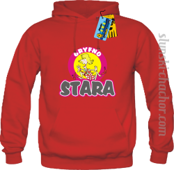 Gryfno stara bluza damska z nadrukiem - red