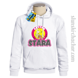 Gryfno stara bluza damska z nadrukiem - white