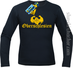 Oberschlesien longsleeve z nadrukiem-black