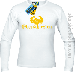 Oberschlesien longsleeve z nadrukiem-white