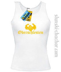 Oberschlesien top damski z nadrukiem-white