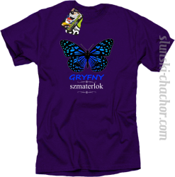 Gryfny Szmaterlok - koszulka męska fioletowa