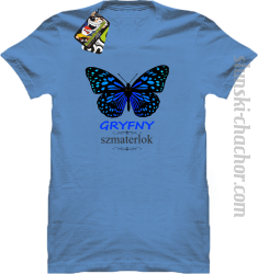Gryfny Szmaterlok - koszulka męska błękitna