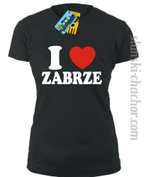 I love Zabrze koszulka damska - black