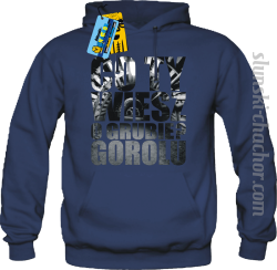 Co Ty wiesz o grubie?gorolu bluza męski z nadrukie-navy blue