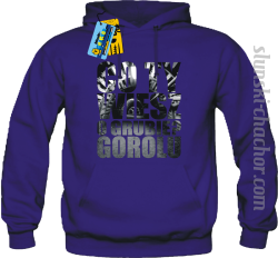 Co Ty wiesz o grubie?gorolu bluza męski z nadrukie-purple