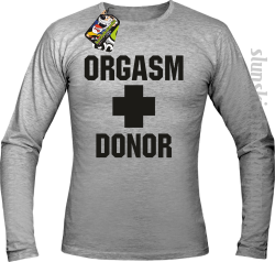 Orgasm Donor - Longsleeve męski melanż