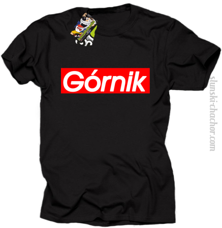 T-shirt męski z nadrukiem Górnik a'la Supreme