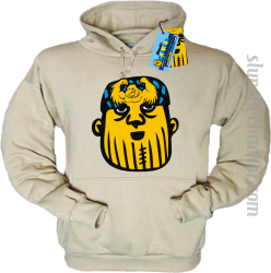 Slunski chachor face bluza męska z nadrukiem- beige