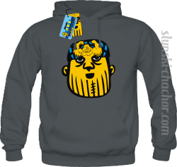 Slunski chachor face bluza męska z nadrukiem- grey