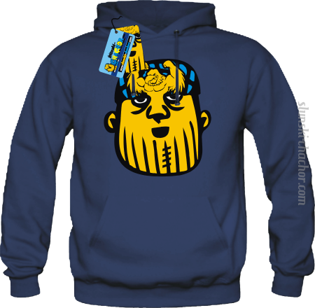 Ślunski chachor face - bluza męska z nadrukiem Nr SLCH00002MB