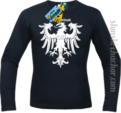 górny ślunsk longsleeve z nadrukiem - black