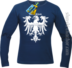 górny ślunsk longsleeve z nadrukiem - navy blue