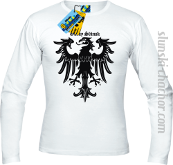 górny ślunsk longsleeve z nadrukiem - white