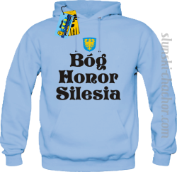Bóg Honor Silesia - bluza męska - błękitny