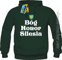Bóg Honor Silesia - bluza męska - butelkowy