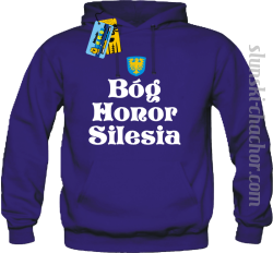 Bóg Honor Silesia - bluza męska - fioletowy