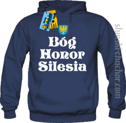 Bóg Honor Silesia - bluza męska - granatowy