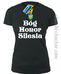 Bóg Honor Silesia - koszulka damska - czarny