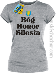 Bóg Honor Silesia - koszulka damska - melanżowy