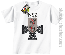 NSZ Narodowe Siły Zbrojne - Koszulka dziecięca biały