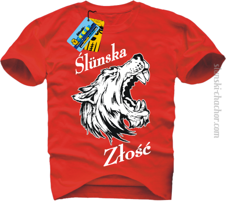Ślunska złość - koszulka męska z nadrukiem Nr SLCH00008MK