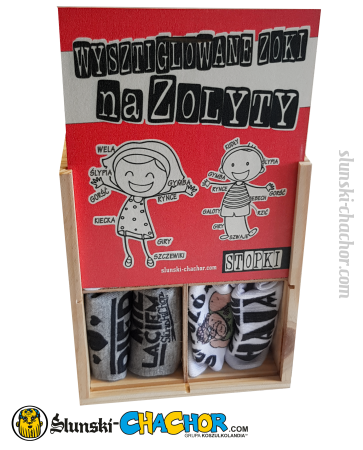 Wysztiglowane Zoki na Zolyty - rozmiary od 35-46cm 