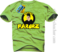 Gryfny farorz koszulka męska z nadrukiem - light green
