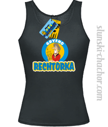 Gryfno rechtorka top damski z nadrukiem - black