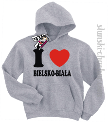 I love Bielsko-Biała bluza dziecięca z nadrukiem - ash