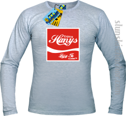Enjoy hanys longsleeve z nadrukiem-ash