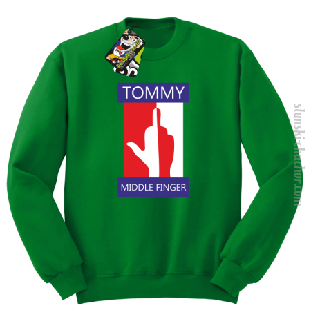 Tommy Middle Finger - Bluza męska STANDARD