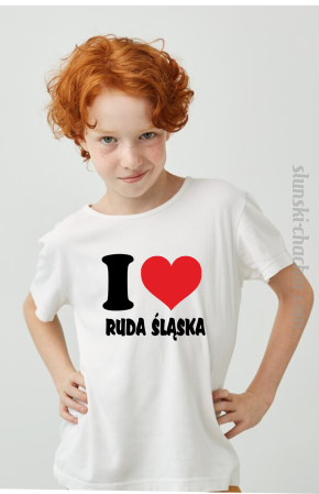 I ♥ Ruda Śląska - koszulka  dla bajtla