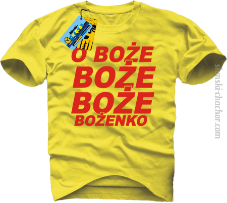 O Boże Boże Boże Bożenko - koszulka męska z nadrukiem Nr SLCH00035MK