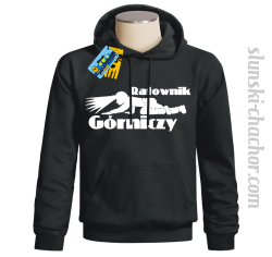 Ratownik górniczy bluza męska z nadrukiem-black