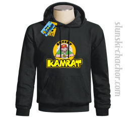 Gryfny kamrat bluza męska z nadrukiem - black