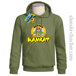 Gryfny kamrat bluza męska z nadrukiem - khaki