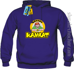 Gryfny kamrat bluza męska z nadrukiem - purple