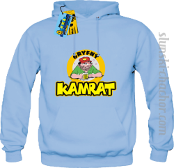 Gryfny kamrat bluza męska z nadrukiem - sky blue