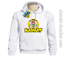 Gryfny kamrat bluza męska z nadrukiem - white