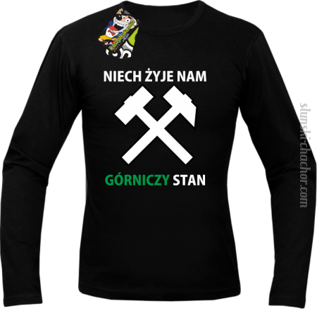 Niech żyje nam górniczy stan - Longsleeve męski