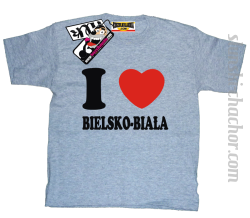 I love Bielsko-Biała koszulka dziecięca - melanż