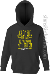 Chop się bez baby do porzondku niy łoblecze - Bluza dziecięca z kapturem - 3